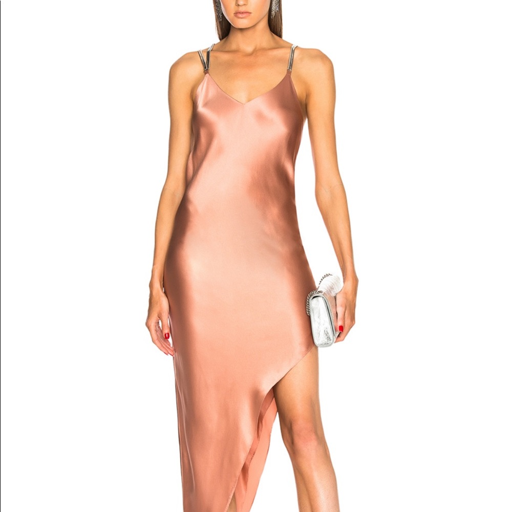 Michelle Mason Bias Chain Dress